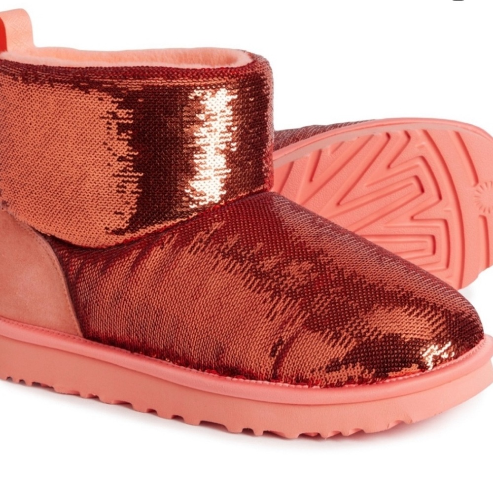 UGG classic mini mirror ball women 8 RARE